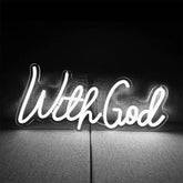 With god LED Neon Sign